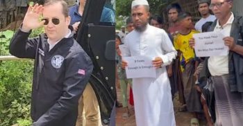 উখিয়ায় ট্রাম্পের বিশেষ দূত, ঘরে ফেরার আকুতি রোহিঙ্গাদের