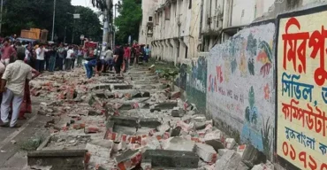 রাজধানীর মিরপুর কলেজের দেয়ালধসে নিহত ২