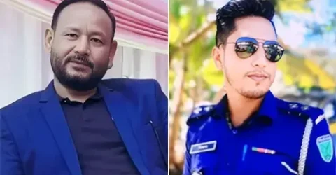 গাজীপুরে কাভার্ডভ্যানের ধাক্কায় পুলিশ কর্মকর্তা ও বিএনপি নেতা নিহত