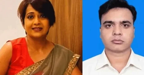 রাষ্ট্রদ্রোহ মামলায় রিমান্ড শেষে কারাগারে অবসরপ্রাপ্ত সেনা কর্মকর্তা দেবাশীষ-গুলশান আরা