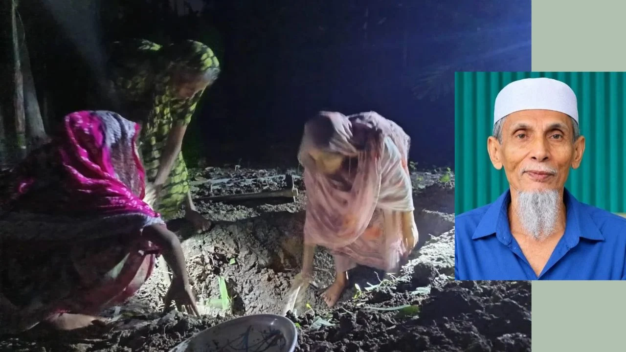 পিরোজপুরে সাঈদীর মামলার বাদীকে পুলিশ প্রহরায় দাফন